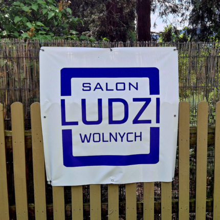 Baner reklamowy "Salon Ludzi Wolnych" + GRATIS