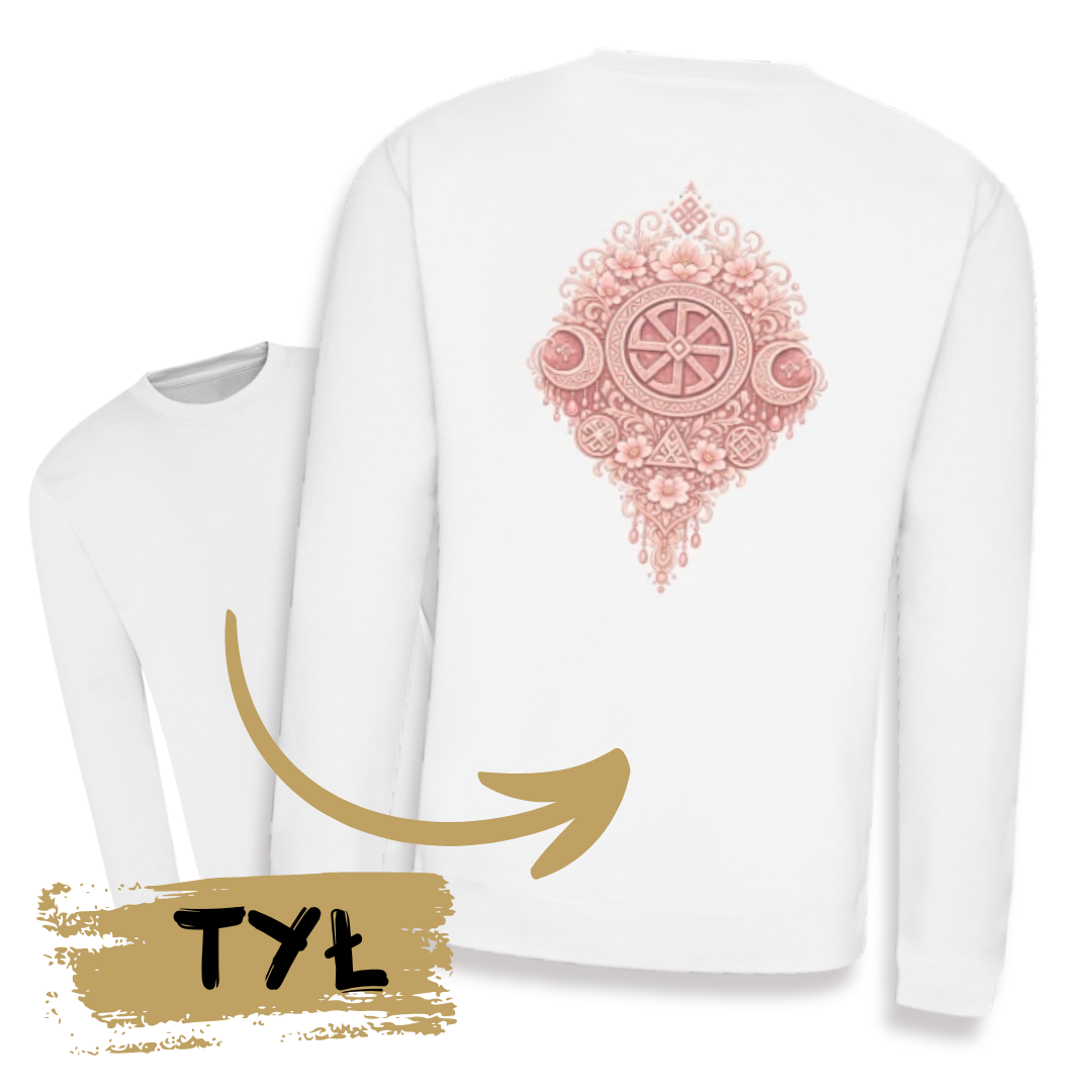 Bluza AWD Kobieca Siła 03 TYŁ Bluza klasyczna | Slav | Kobieca Siła 03 - obrazek 1