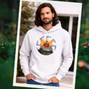 Bluza słowiańska z kapturem Swaróg - obrazek 2